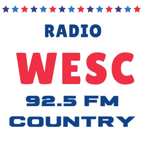 Wesc 92.5 fm - Lyt gratis til WESC-FM 92.5 - 92.5 FM Greenville online fra din iPhone, iPad, Android, Windows eller Mac. AM/FM radio.